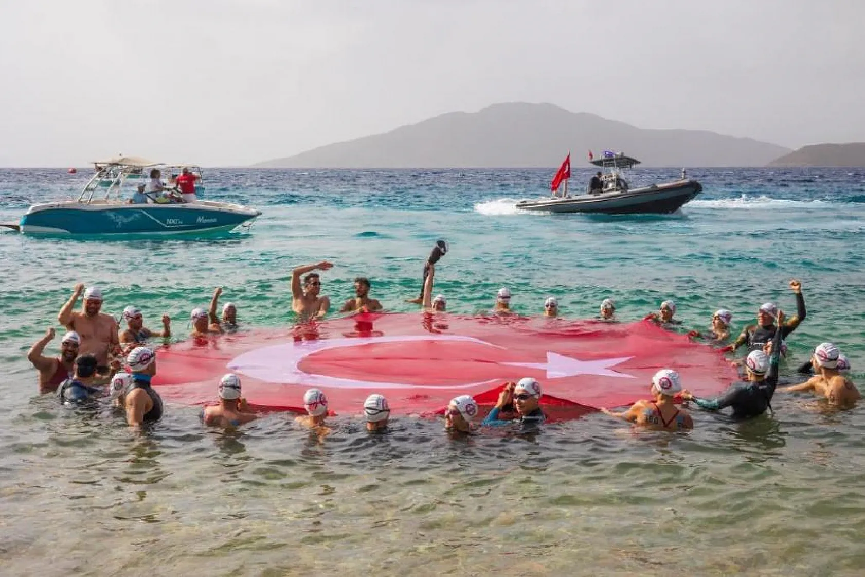 Yüzme Şampiyonasına Bodrum ev sahipliği yaptı