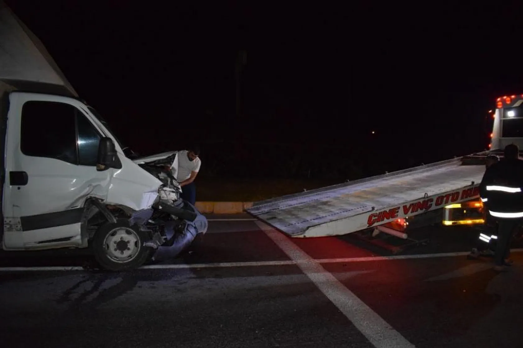 Zincirleme trafik kazasında 2 yaralı