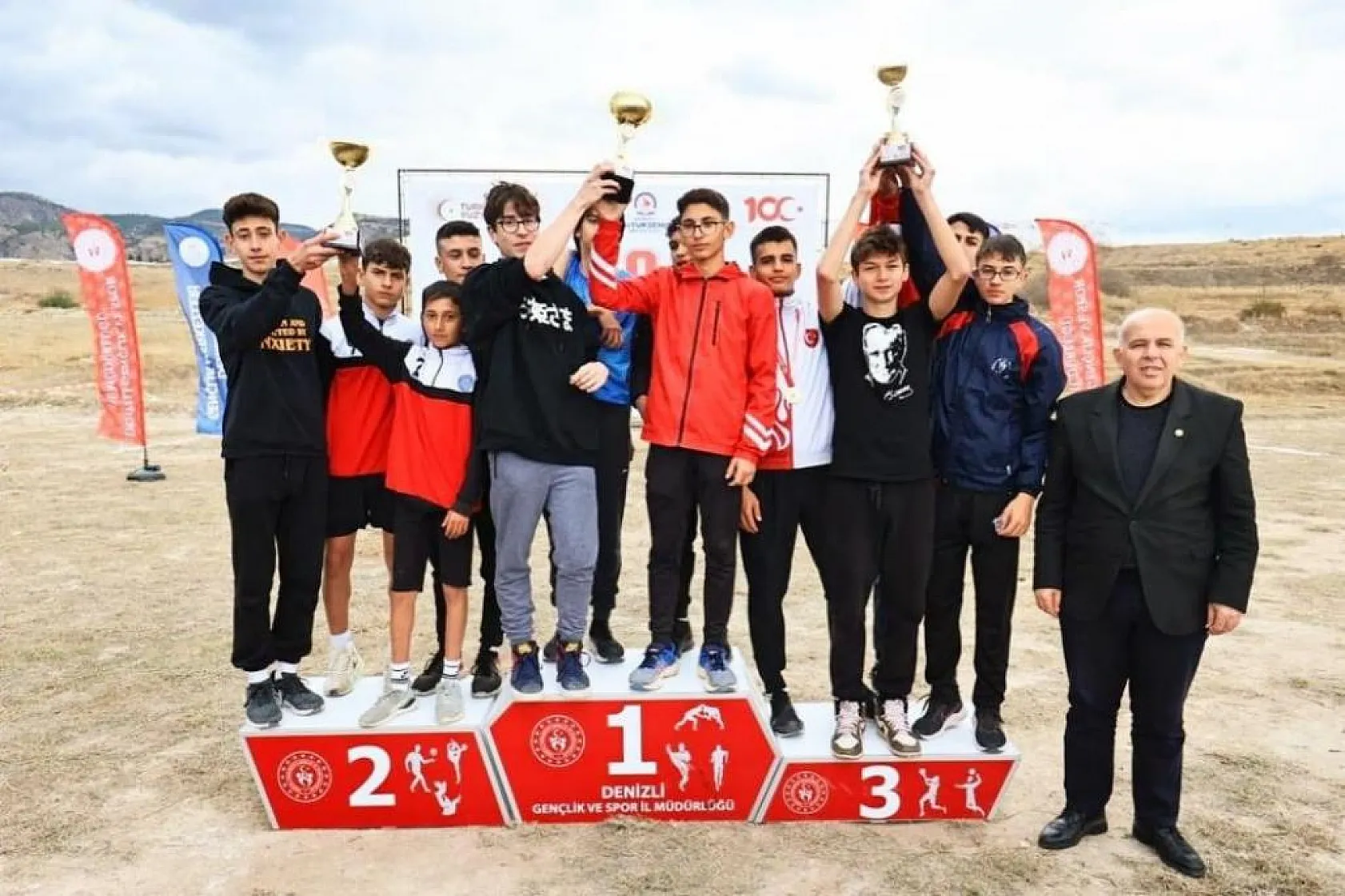 265 sporcu koştu