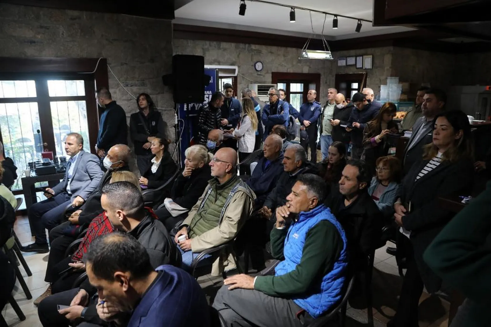 Başkan Aras, site yöneticileri ile bir araya geldi