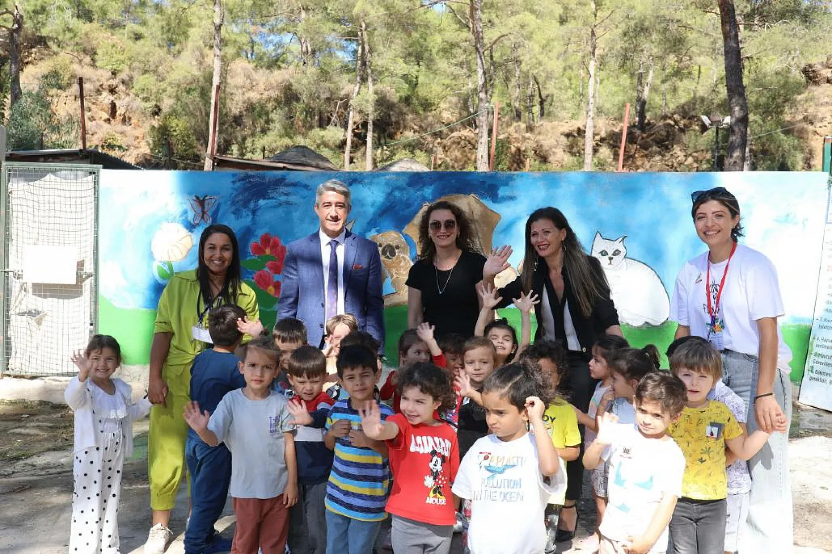 Patili dostlar Marmaris'te çok mutlu