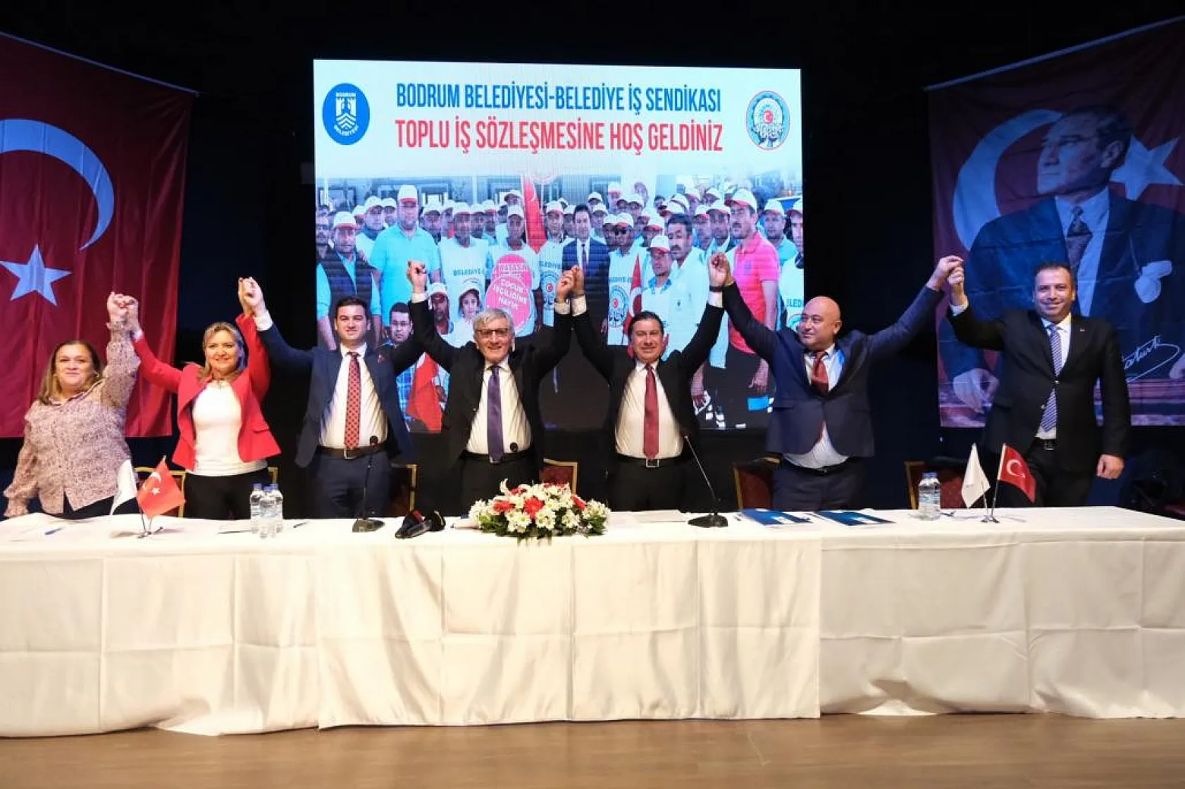 Bodrum Belediyesi Çalışanları, Büyük Sevinç Yaşadı