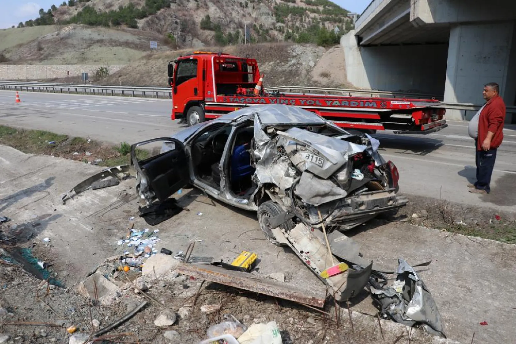 Muğla'dan cenaze için çıktıkları yolda 1 kişi öldü, 1 yaralı