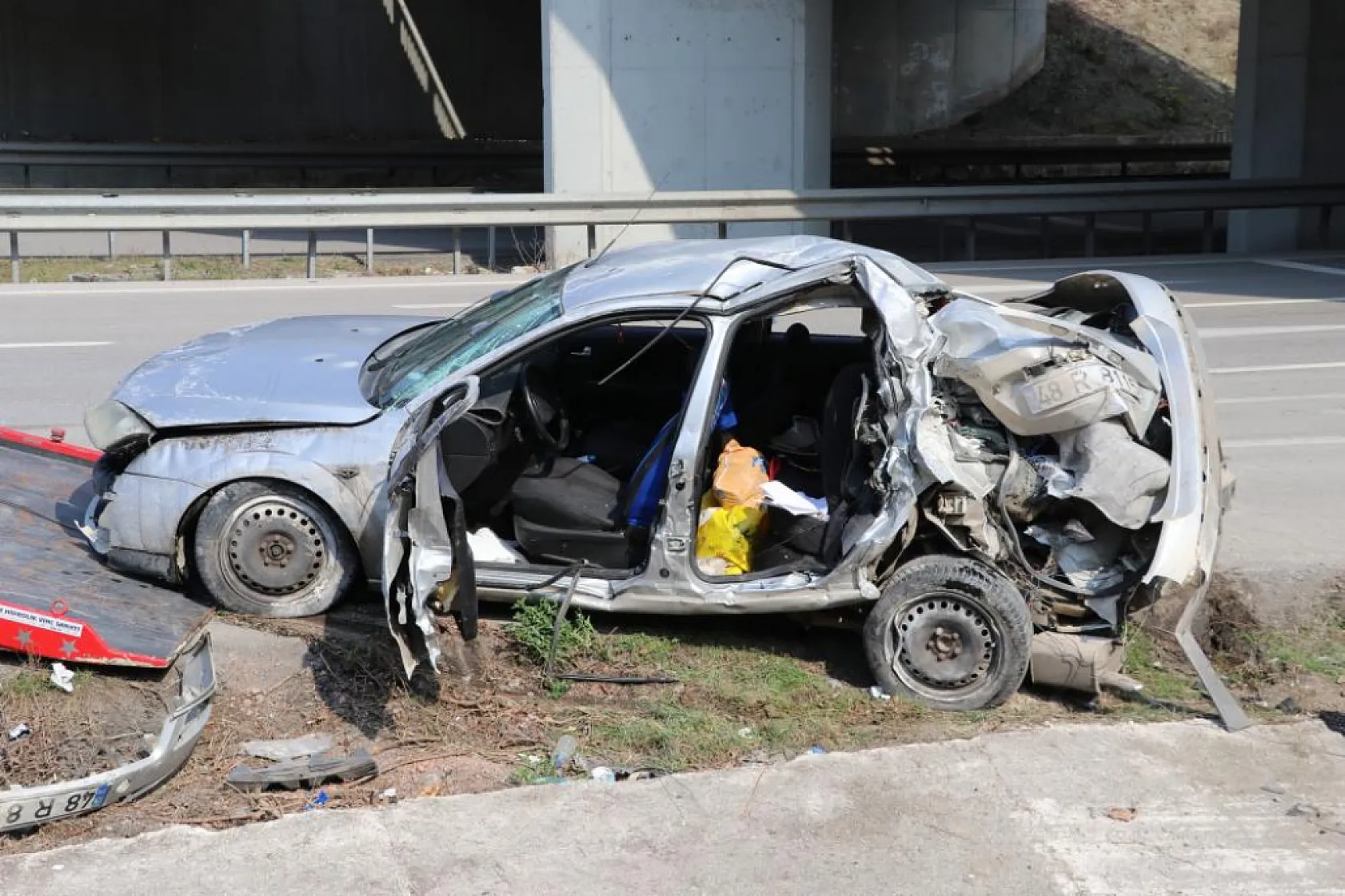 Muğla'dan cenaze için çıktıkları yolda 1 kişi öldü, 1 yaralı