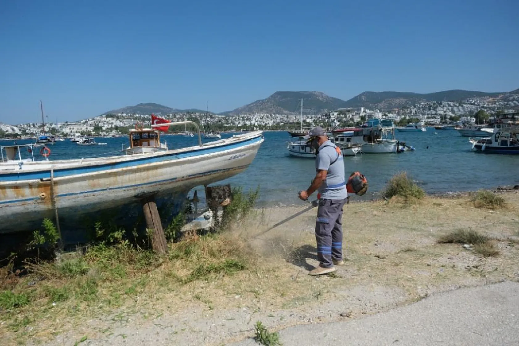 Bodrum'da temizlik seferberliği sürüyor