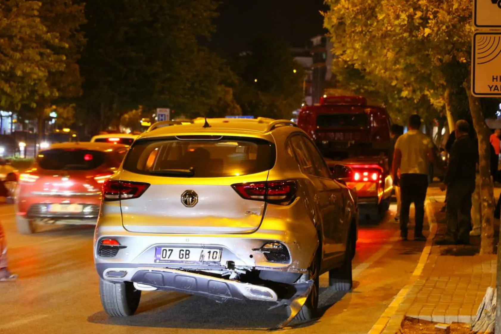 Kazayı burunları bile kanamadan atlattılar