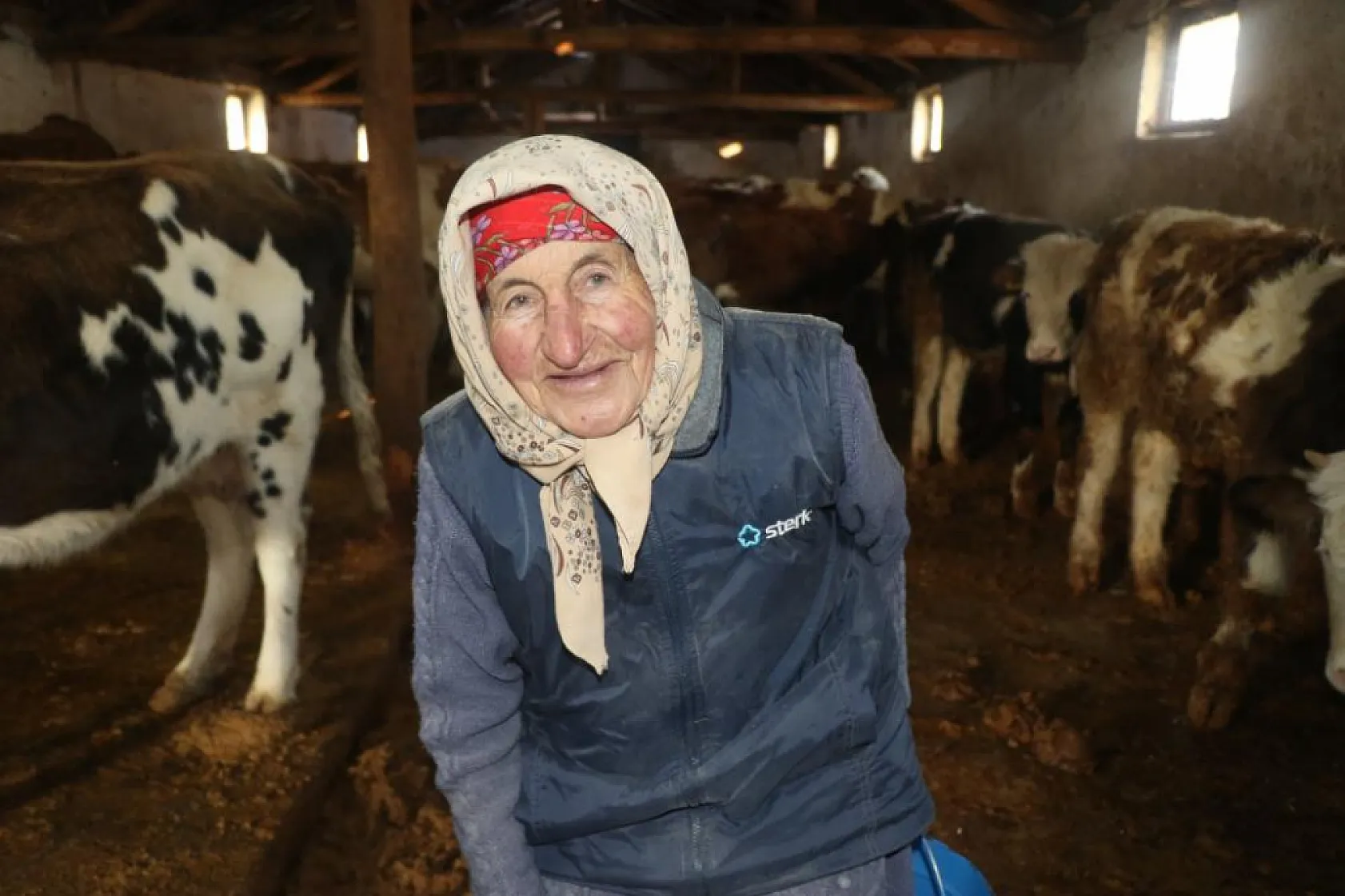 79 yaşındaki Dilber ninenin inanılmaz hayat mücadelesi görenlere 'maşallah' dedirtiyor