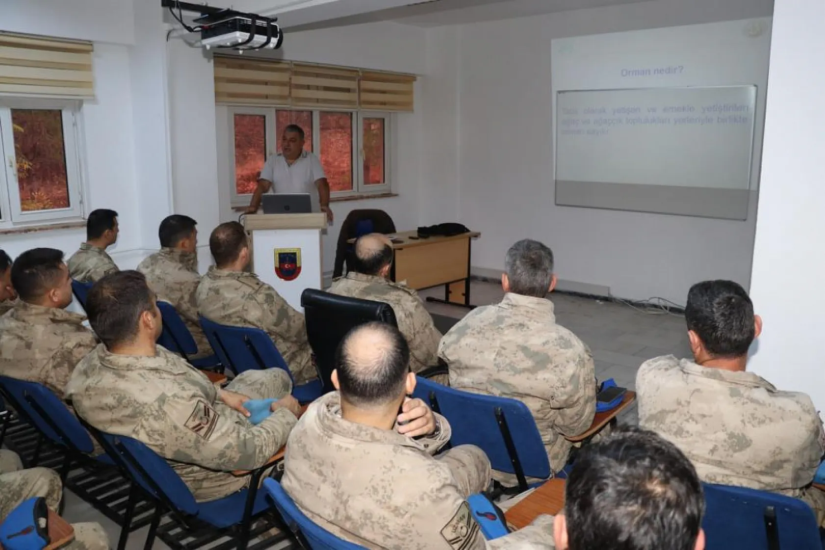 Muğla'da Jandarma personeline orman yangını eğitimi