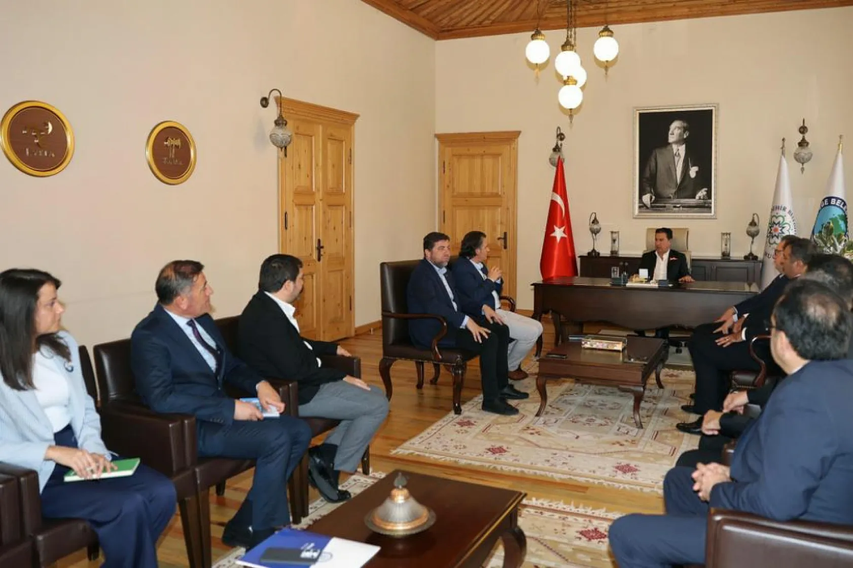 Büyükşehir MUTTAŞ Deniz Hizmetleri A.Ş'den Başkan Aras'a Ziyaret