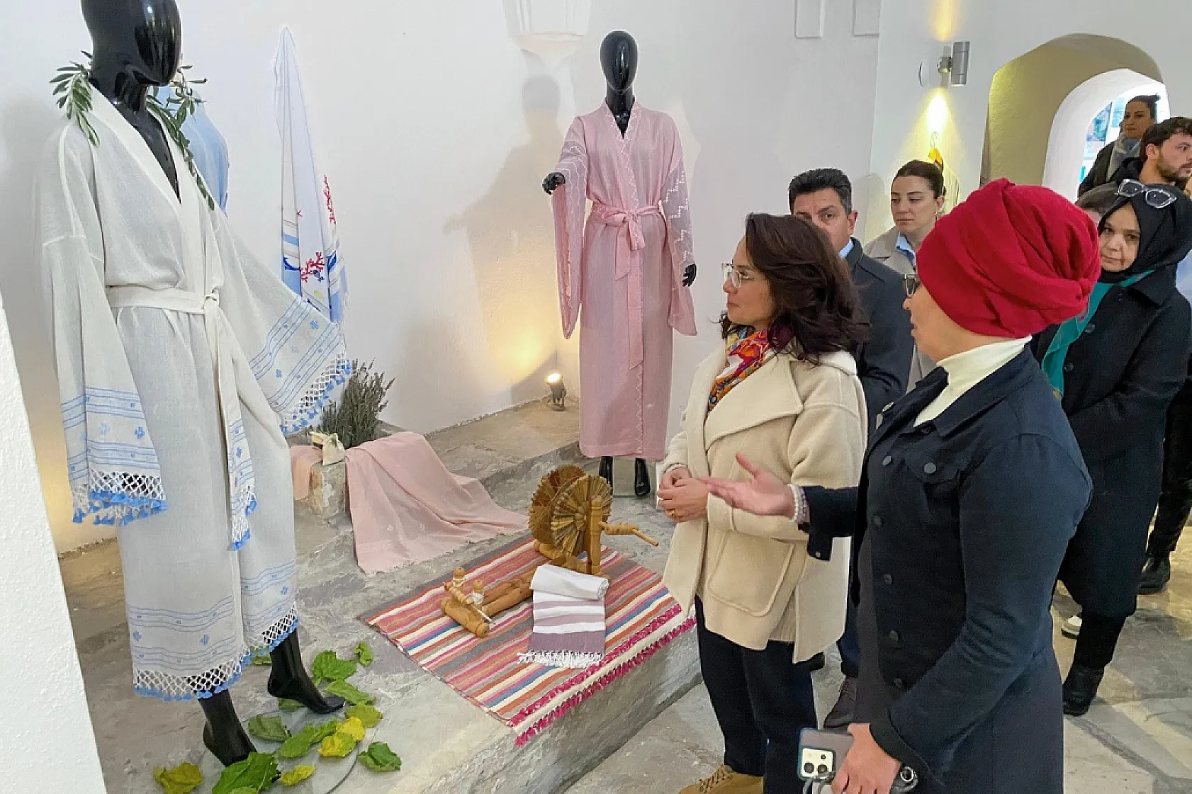 Muğla Olgunlaşma Enstitüsü'nden tarihi dokuda sanat sergisi
