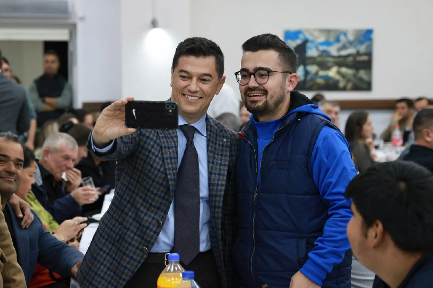 Marmaris Belediyesi personeli yeni yıl yemeğinde buluştu