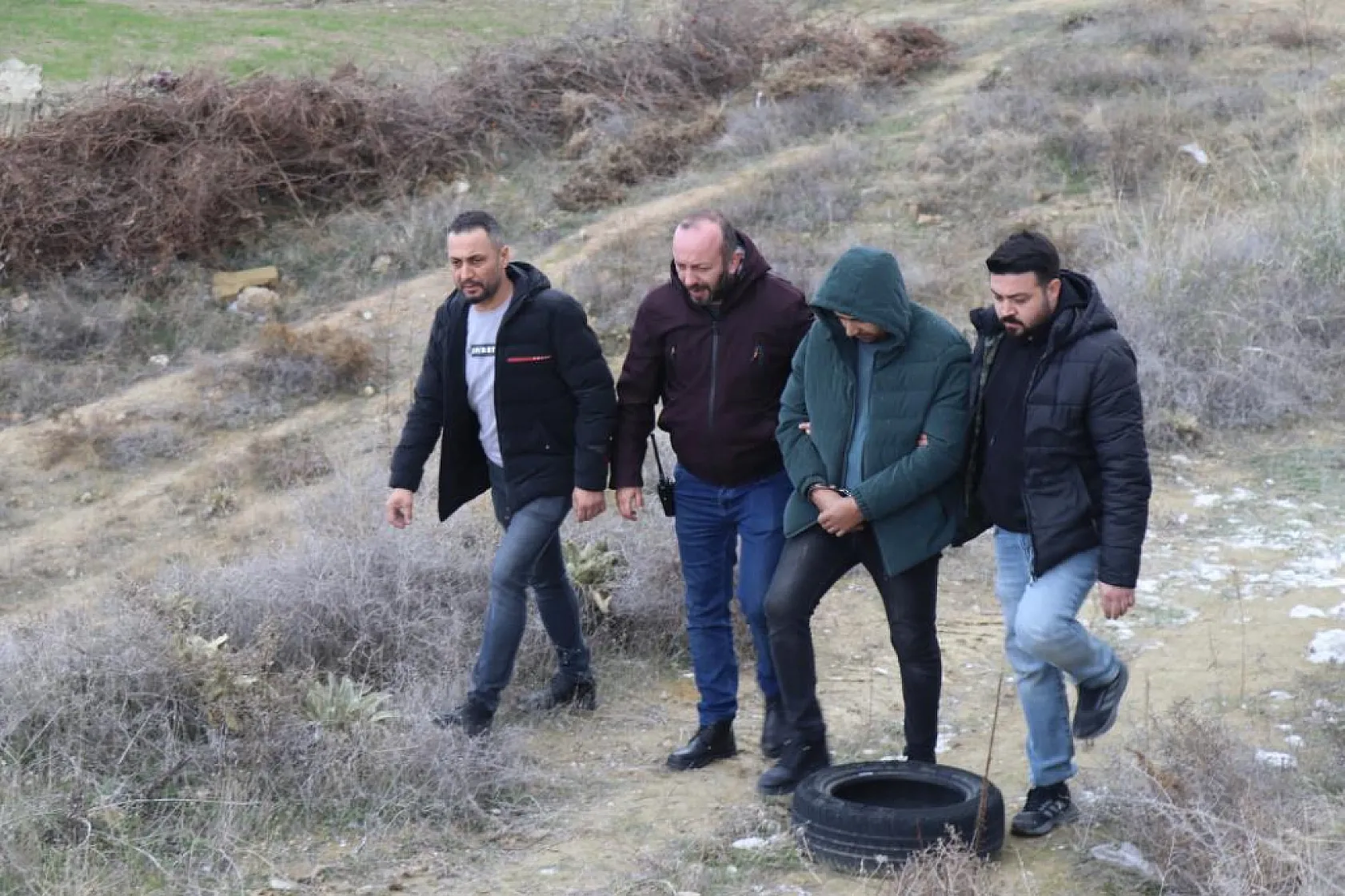 Kan donduran olay Aksatılan gebe kontrolü bebeğin gömüldüğünü ortaya çıkardı