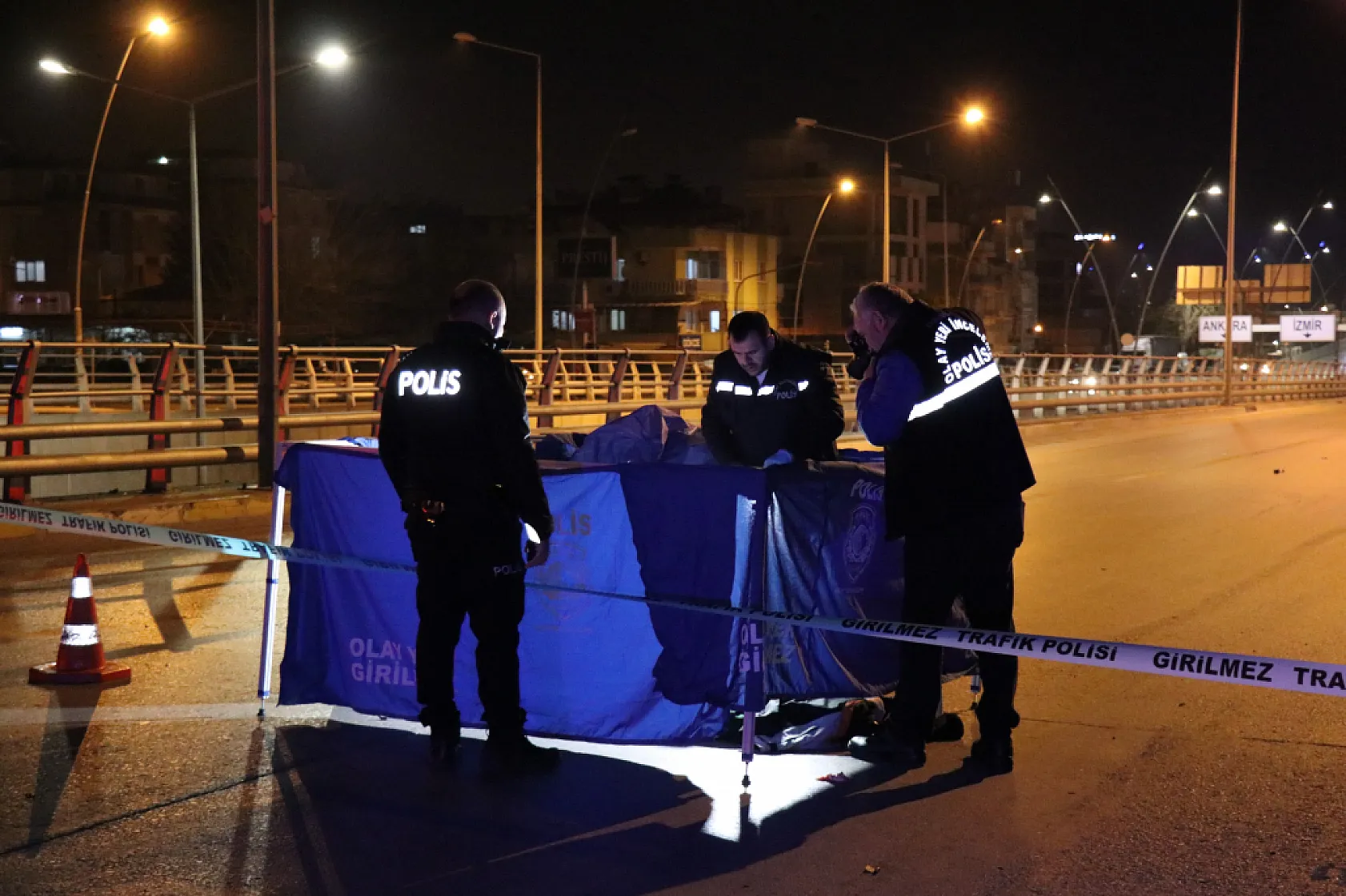 Otomobilin çarpması sonucu genç motokurye hayatını kaybetti