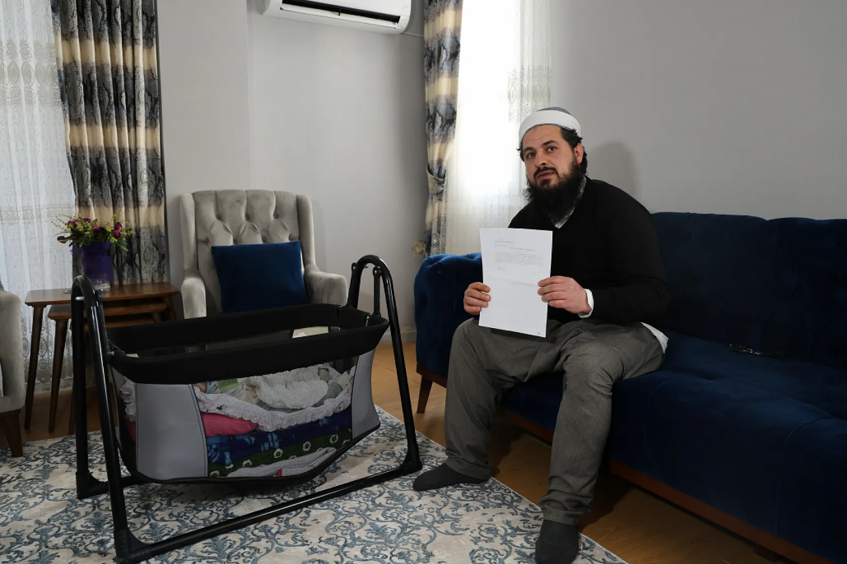 Bebeğe kayyum atandı!  Topuk kanı alınmasına ailesi izin vermeyince  2.5 aylık bebeğe kayyum atandı