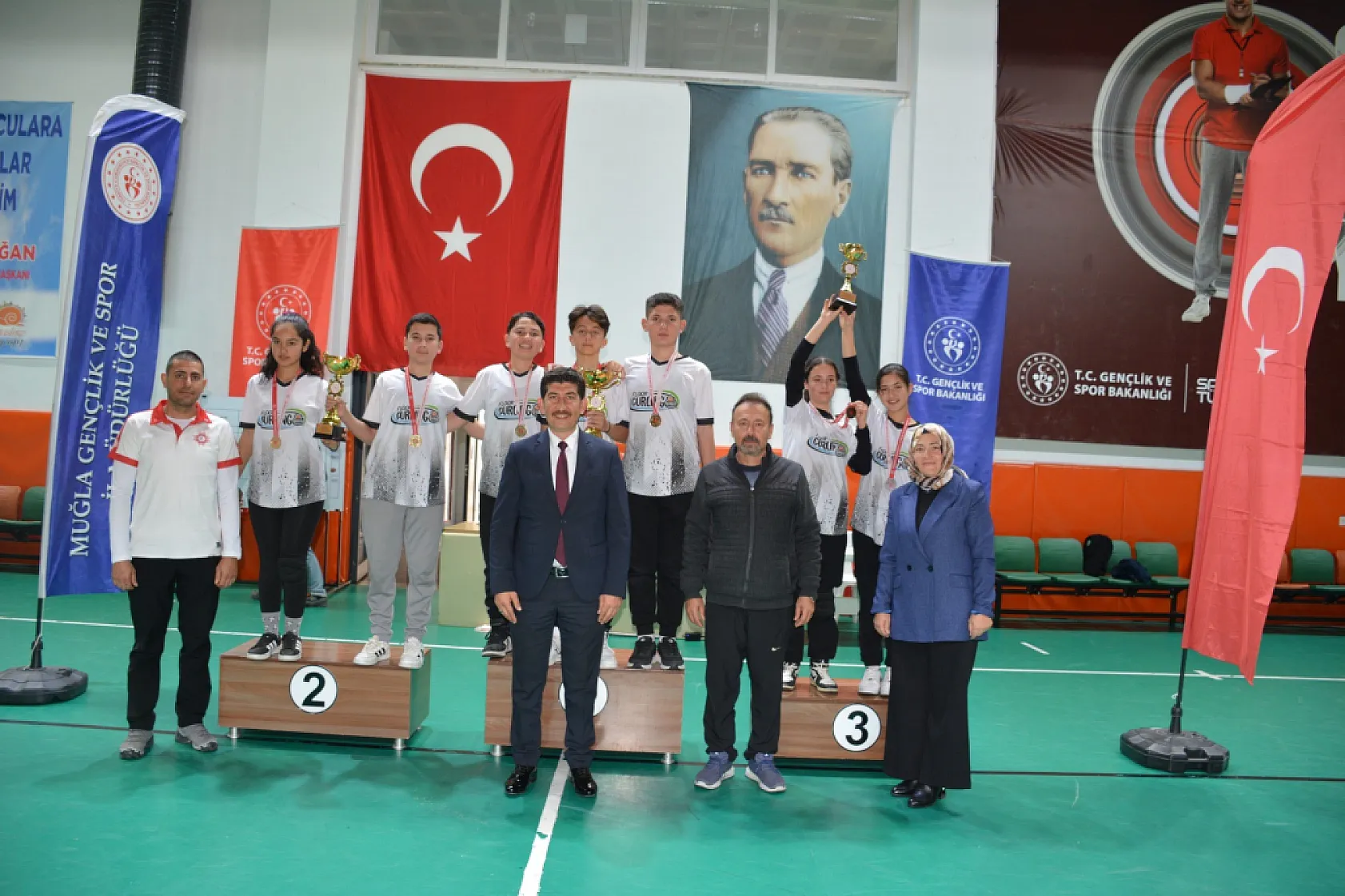 Köyceğiz'de Floor Curling İl Birinciliği Müsabakaları gerçekleştirildi