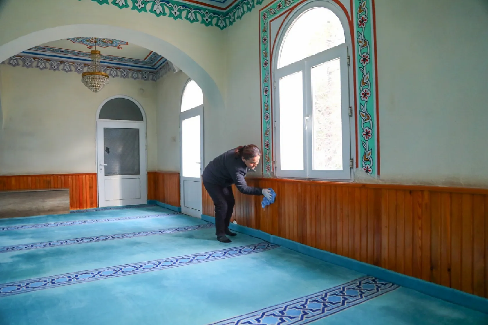 Bodrum Belediyesi'nden Ramazan öncesi cami temizliği