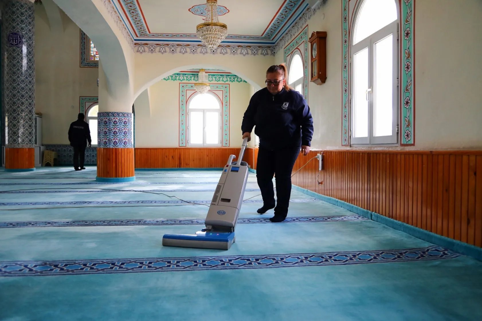 Bodrum Belediyesi'nden Ramazan öncesi cami temizliği