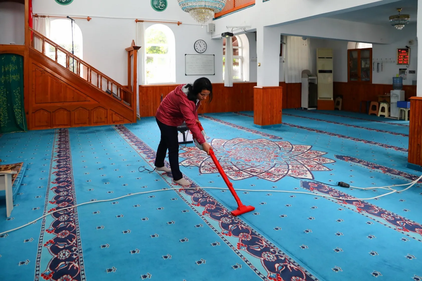 Bodrum Belediyesi'nden Ramazan öncesi cami temizliği
