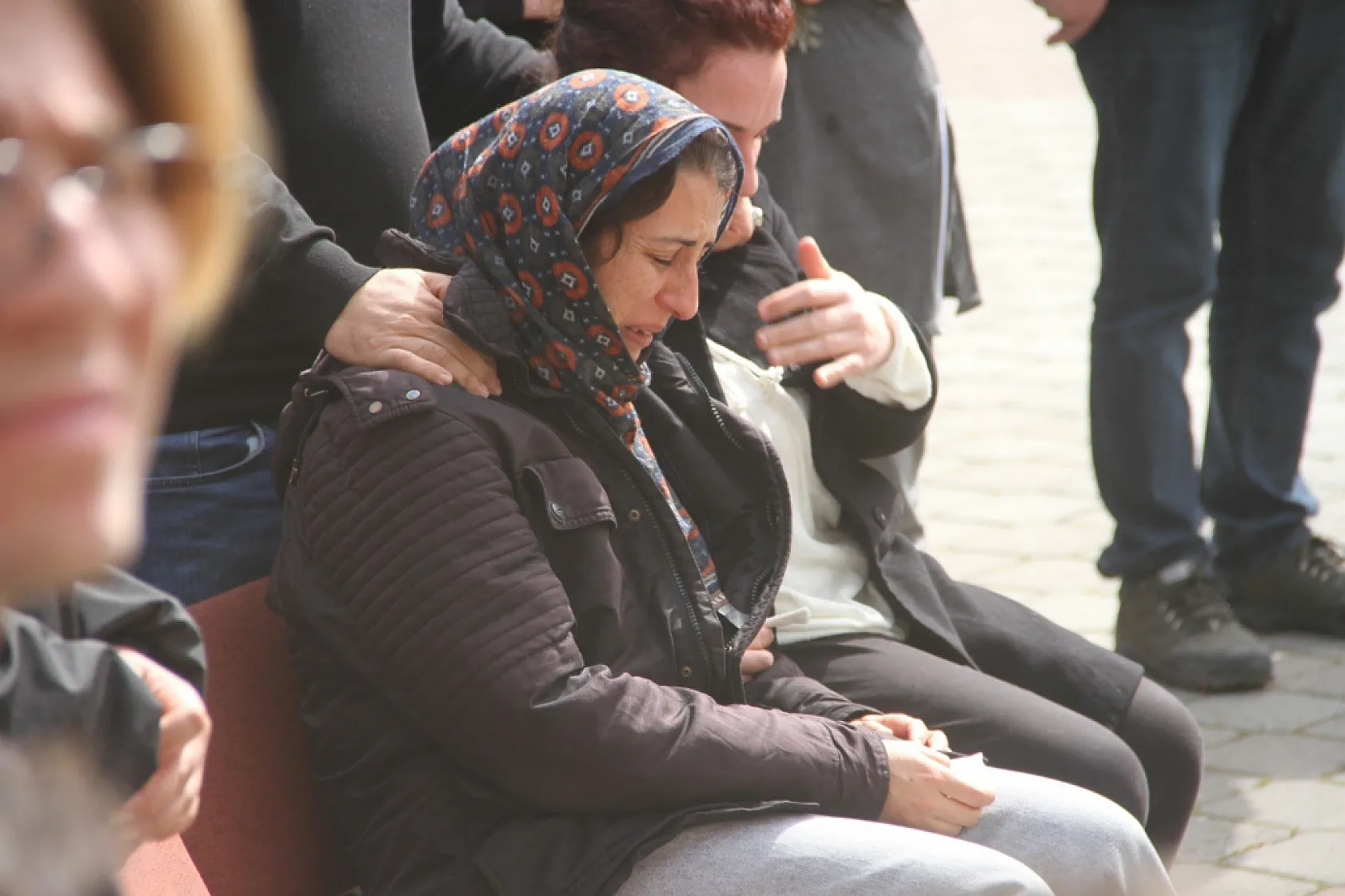 Öğretmen Ballı, son yolculuğuna görev yaptığı okulunda uğurlandı