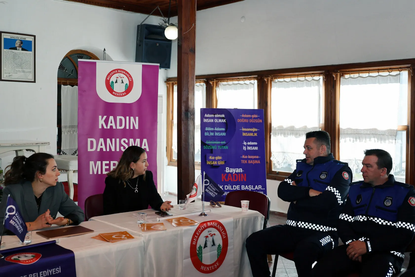 Menteşe Belediye zabıtasına kadına yönelik şiddetle mücadele eğitimi