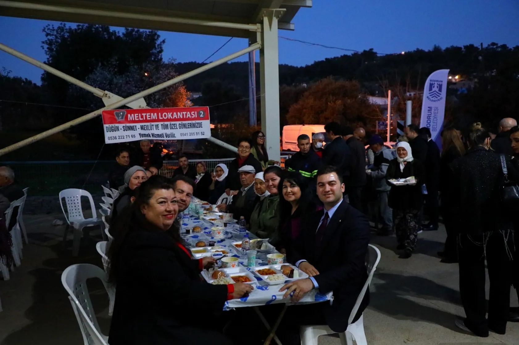 Bodrum Belediyesi'nin iftar programları sürüyor