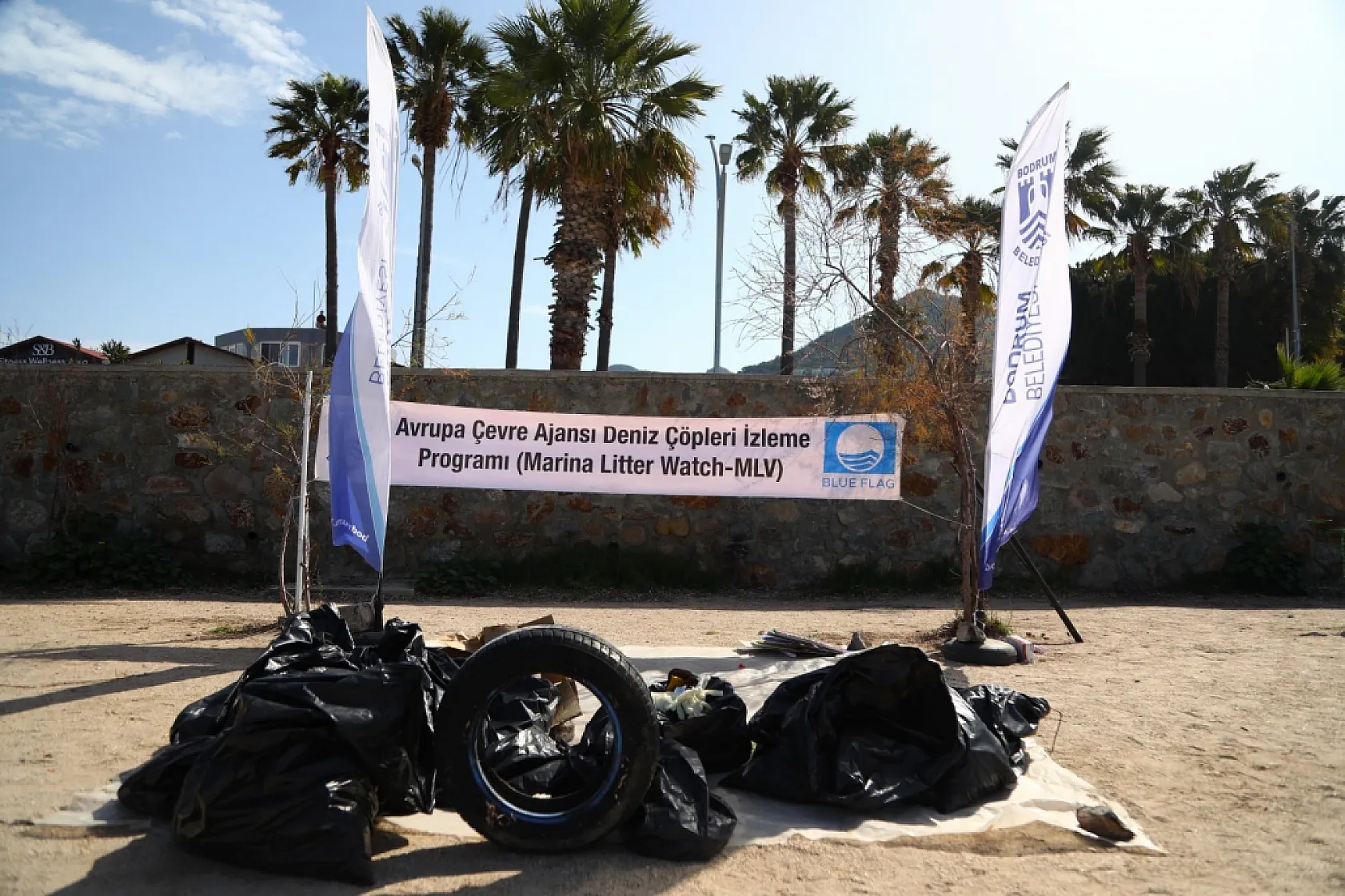 Bodrum'da deniz çöpleri kayıt altına alındı
