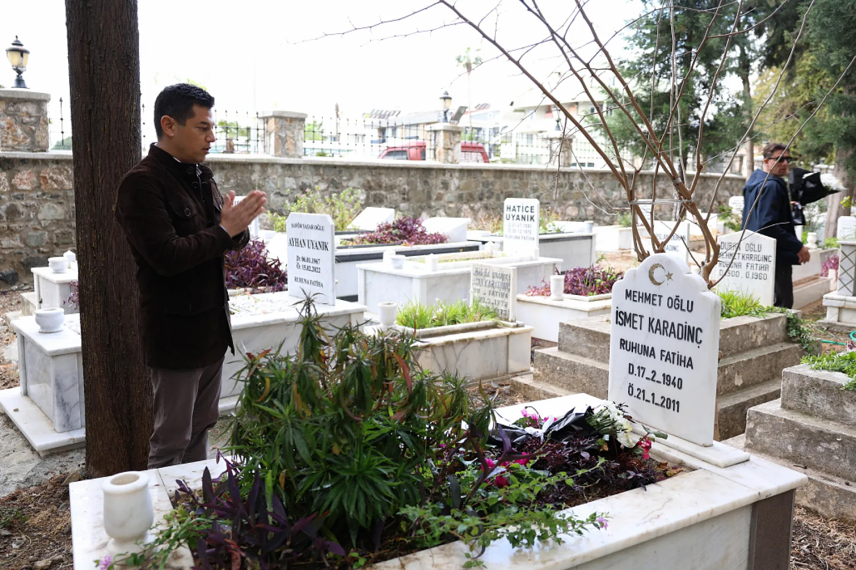 Marmaris Belediye Başkanı Ünlü merhum başkanların kabrini ziyaret etti