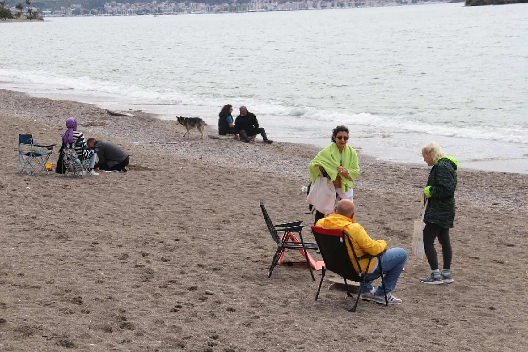 Fethiye Çalış Plajı'nda bayram hareketliliği başladı