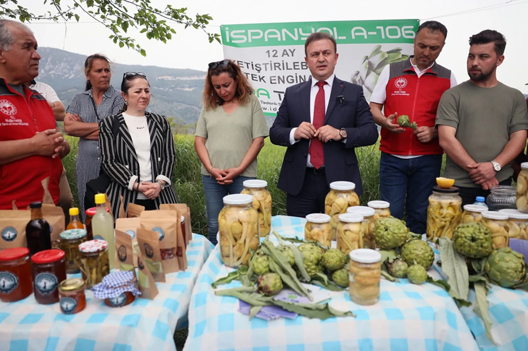 Muğla' da 'Hibrit Enginar Hasadı Tarla Günü' düzenlendi