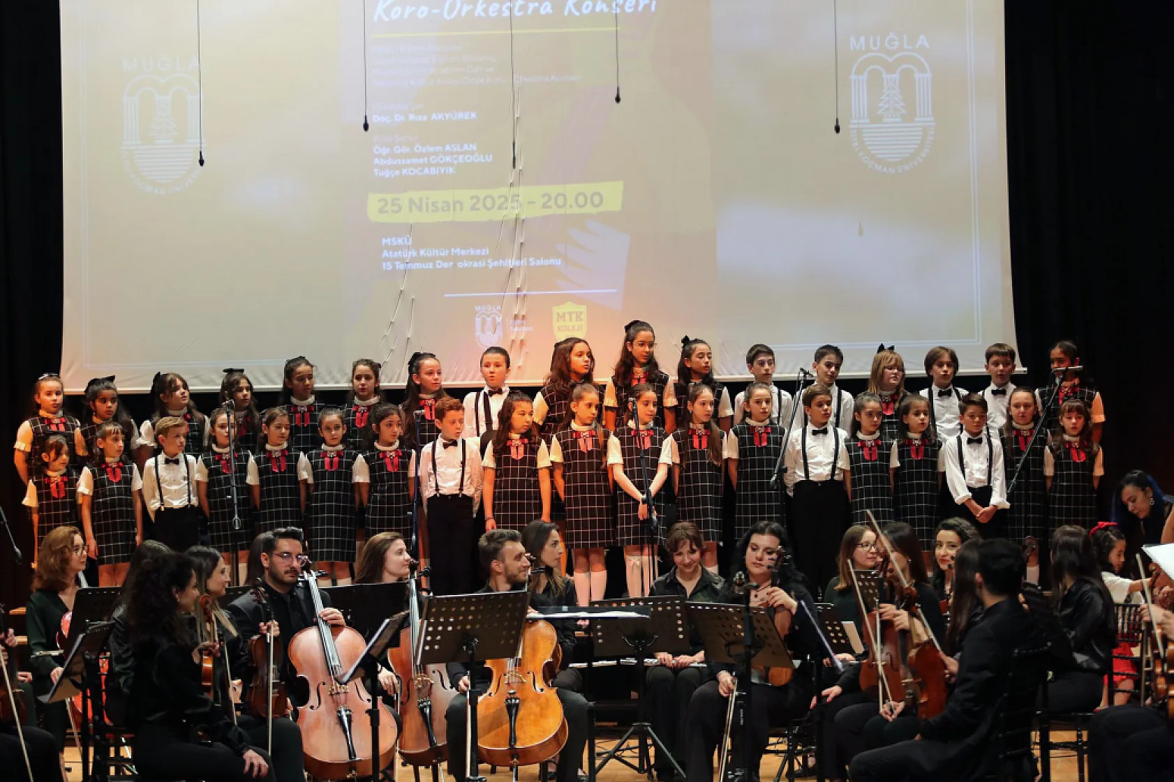 MTK Koleji ve Muğla Sıtkı Koçman Üniversitesi'nden muhteşem konser