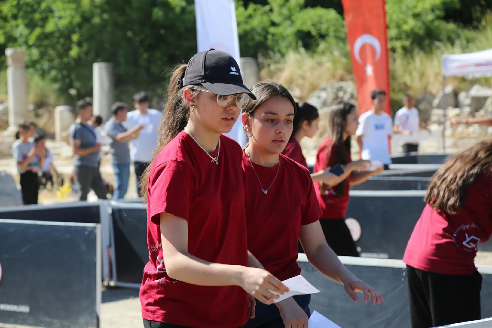2025 Aile Yılı kapsamında labirent oryantiring etkinliği Stratonikeia Antik Kenti'nde gerçekleştirildi