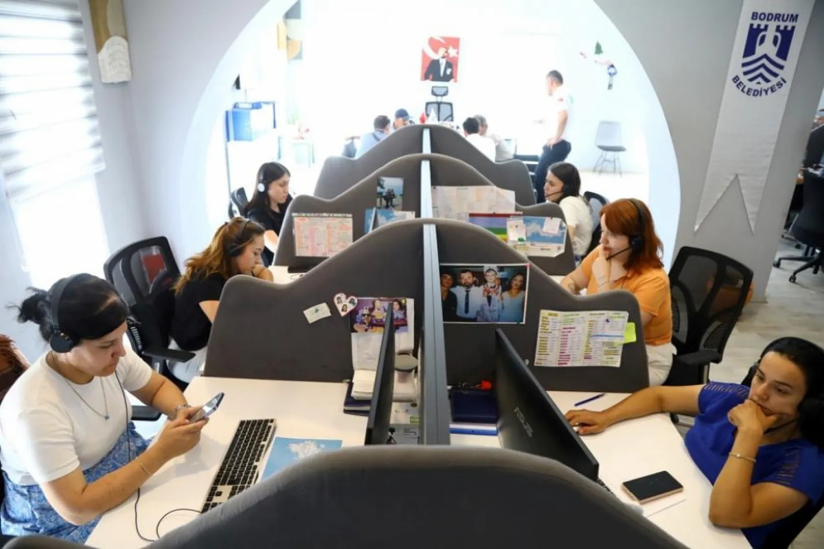 Bodrum Belediyesi ekiplerinden bayram mesaisi