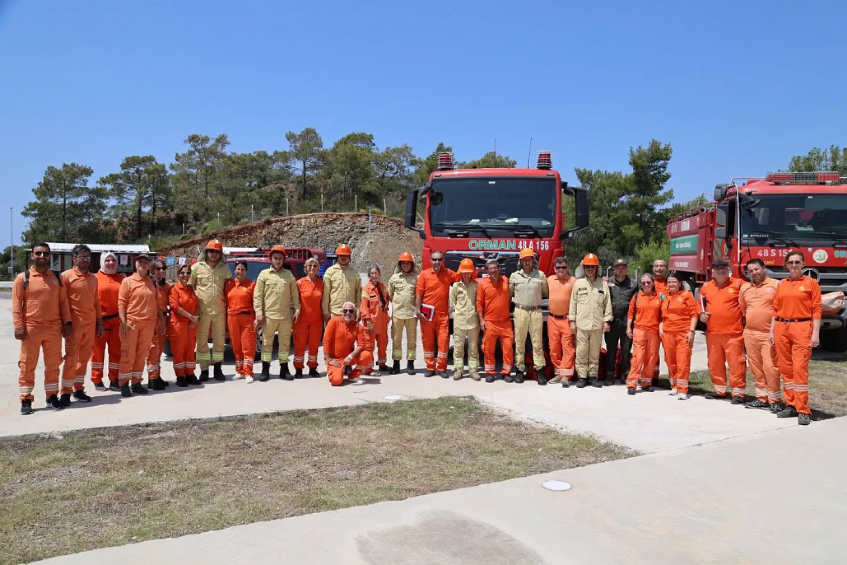 Fethiye'de orman yangını gönüllüleri ile toplantı yapıldı
