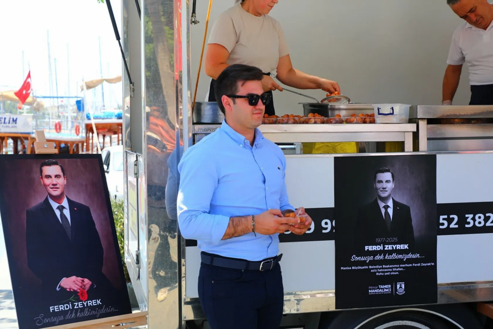 Bodrum'da Ferdi Zeyrek için lokma hayrı