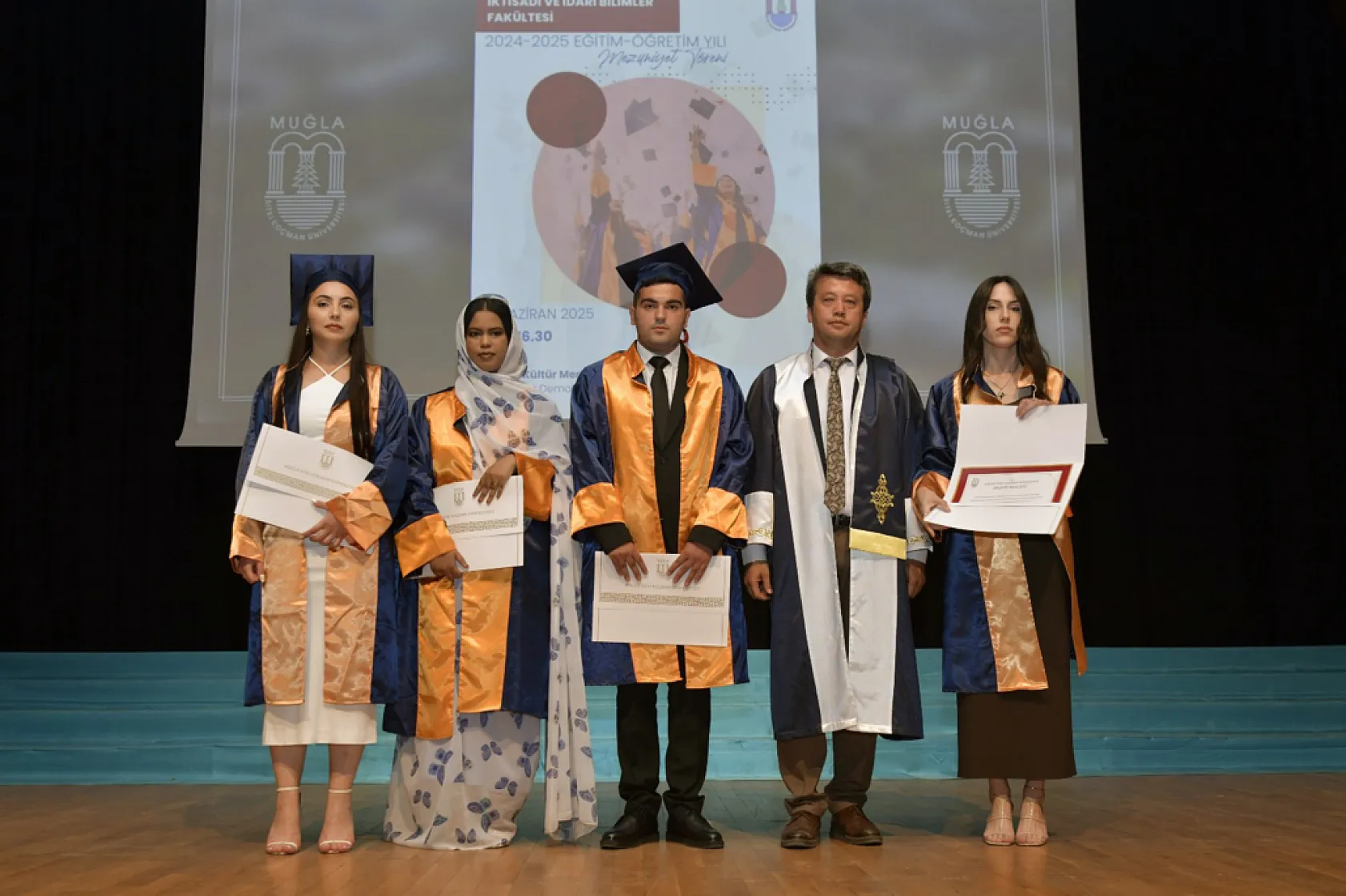 MSKÜ İİBF'de mezuniyet coşkusu