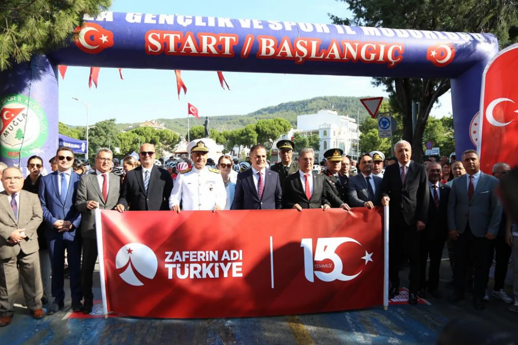 15 Temmuz Demokrasi ve Şehitleri Anma Bisiklet Yarışı sona erdi