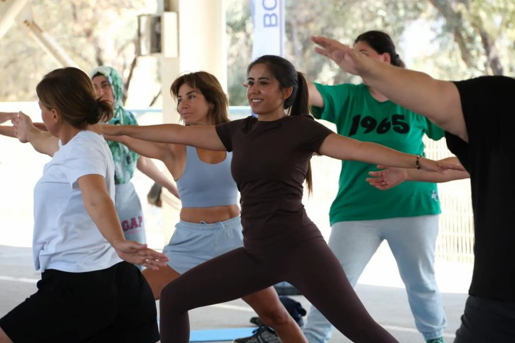 Bodrum'da açık hava spor günü