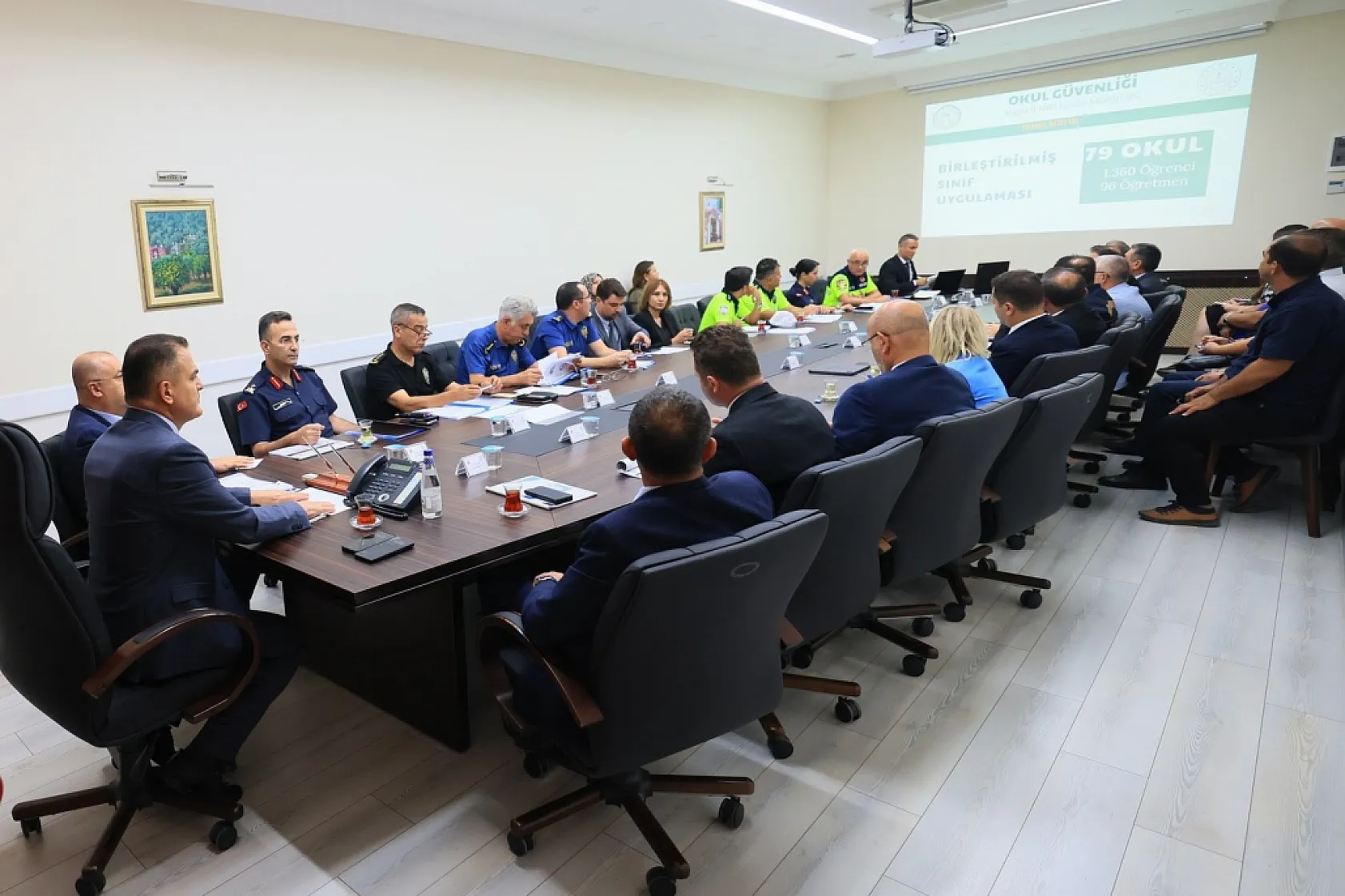 Muğla'da okul güvenliği toplantısı gerçekleştirildi