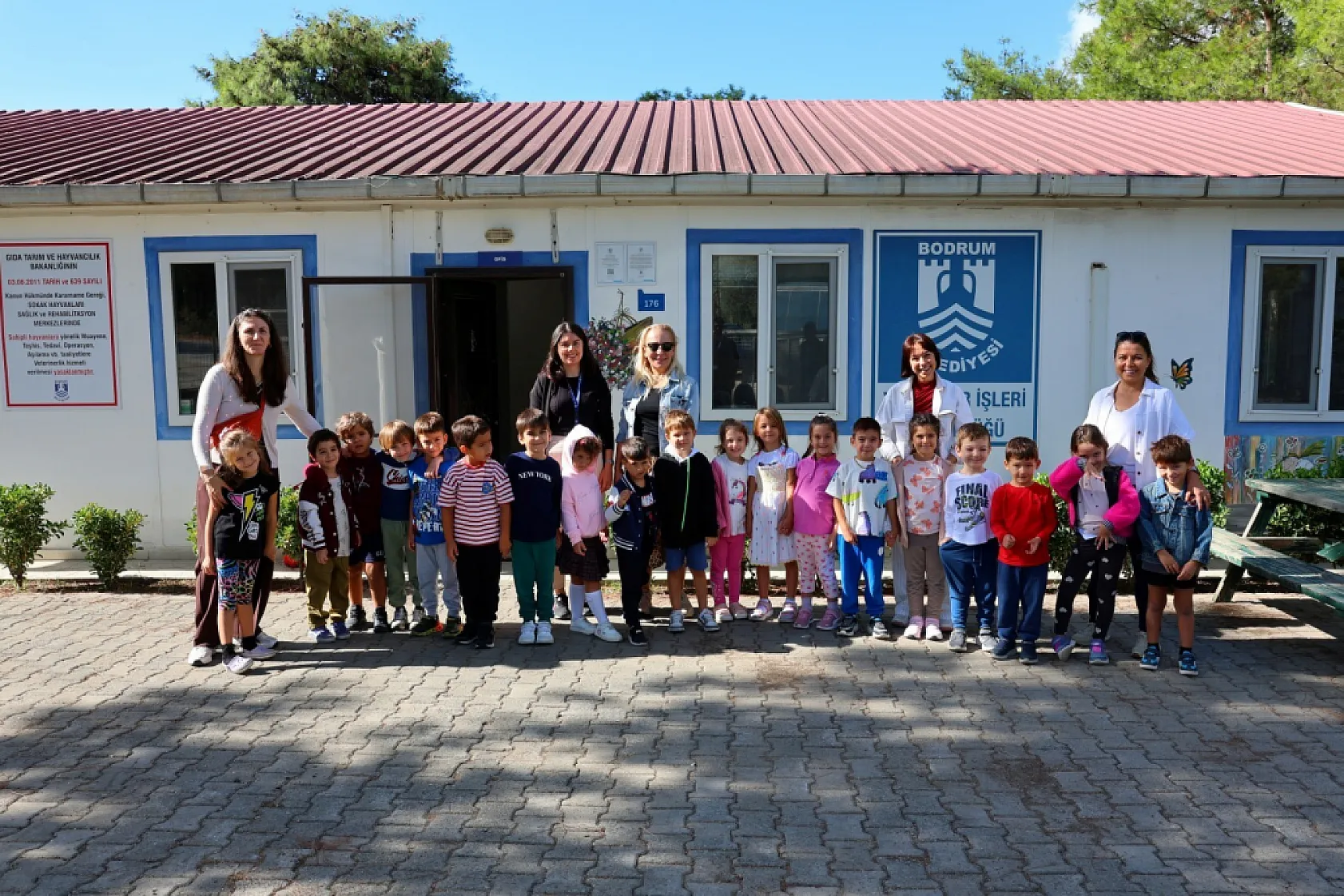 Bodrum Belediyesi sokaklardaki dostlarının yanında