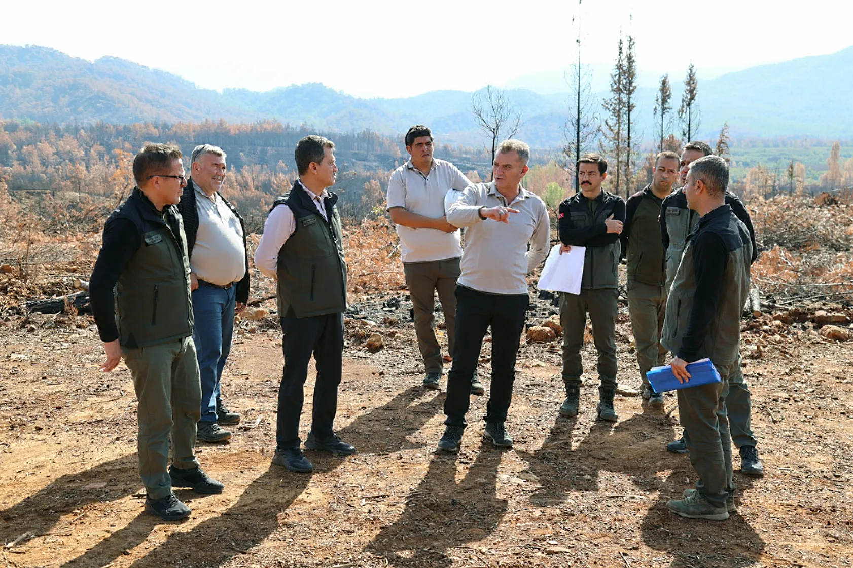 Köyceğiz'de yanan sahalar fidan dikimi için hazırlanıyor