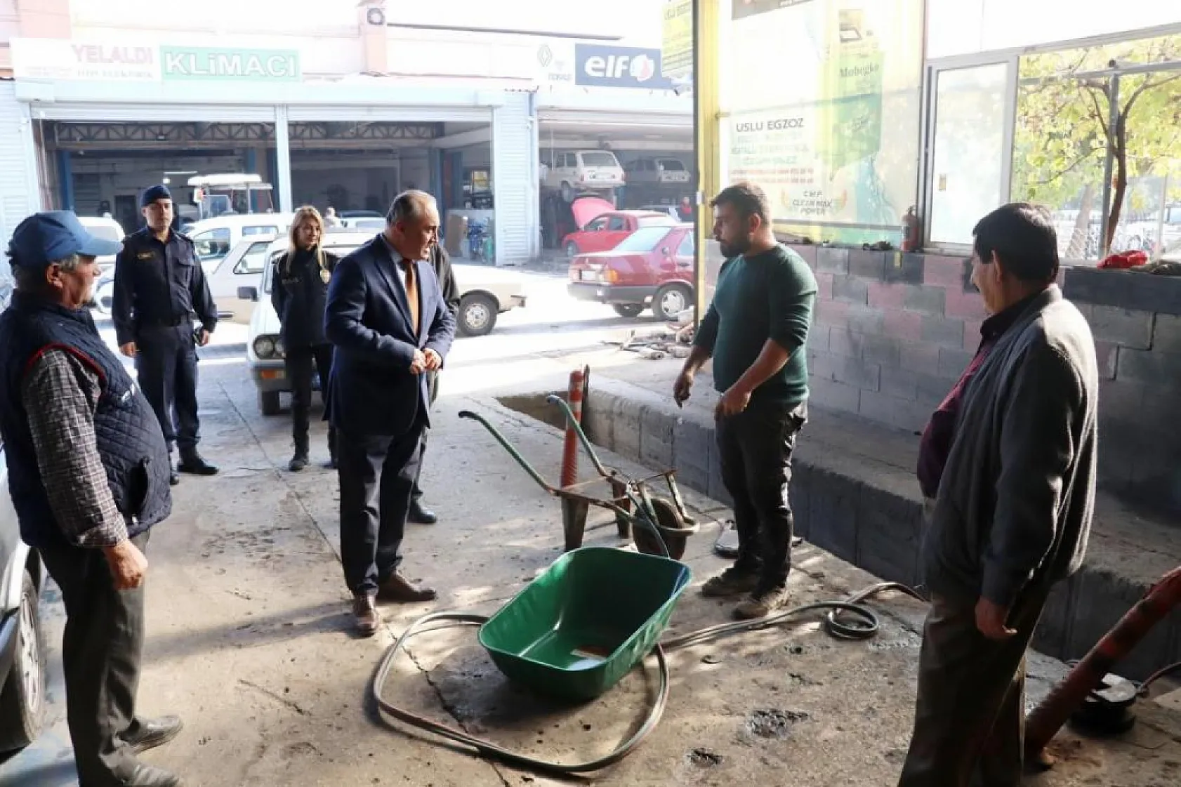 Kaymakam İlhan, sanayi esnafının sorunlarını dinledi