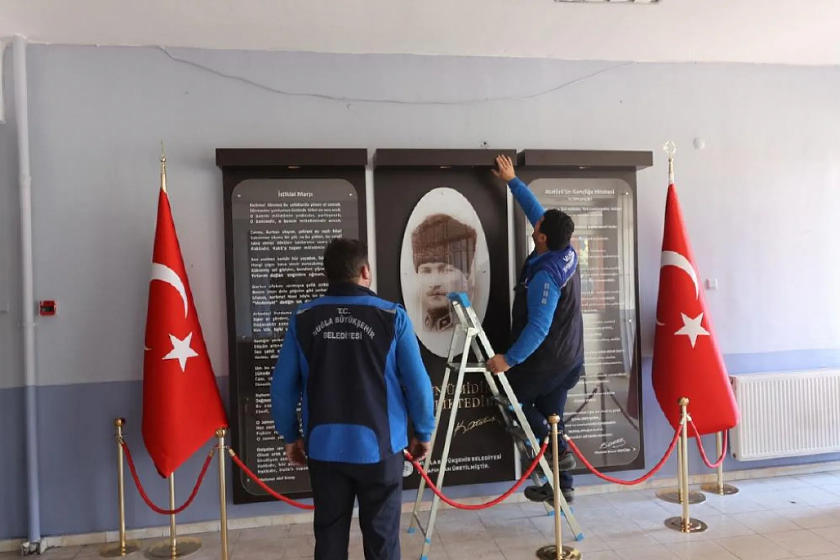 Muğla Büyükşehir'den okullara ara tatil bakımı