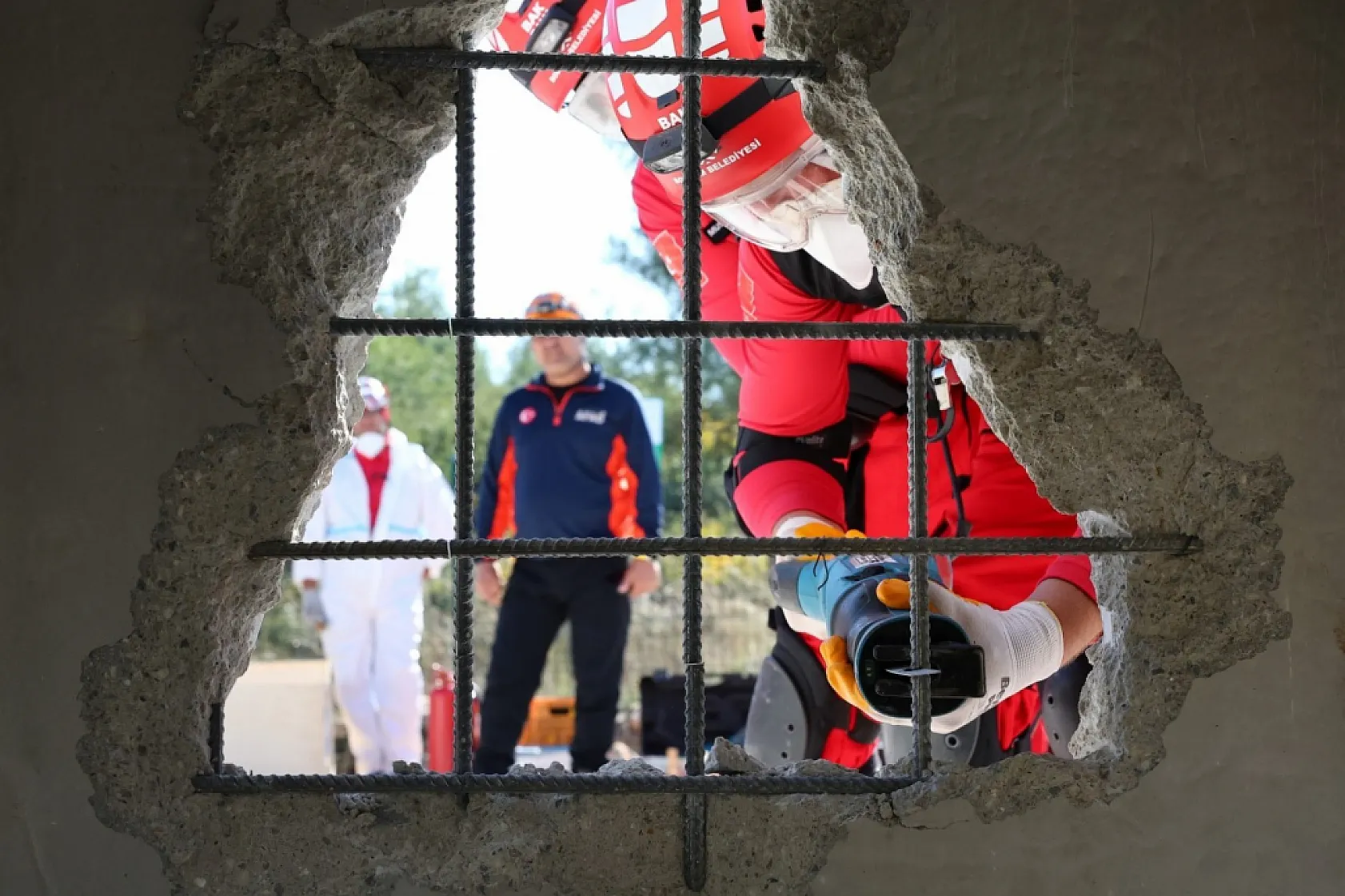 Bodrum Belediyesi kurtarma ekibi, sınavı başarıyla tamamladı