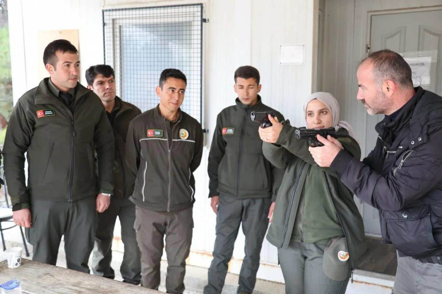 Muğla Orman Bölge Müdürlüğü personeline silah eğitimi