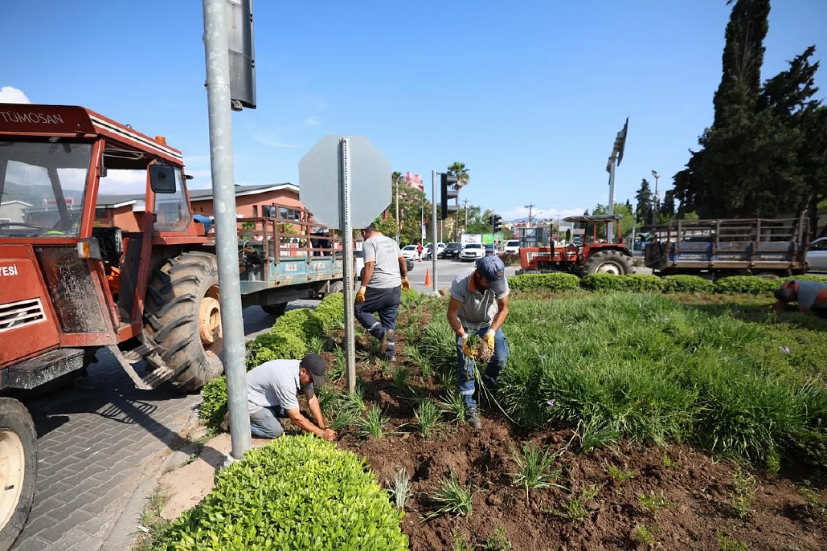 Marmaris'te bayram öncesi yoğun mesai