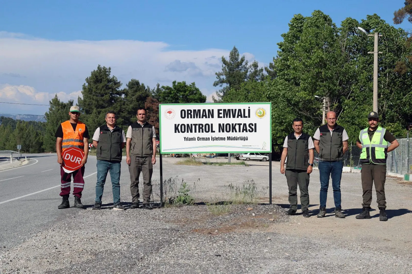 Muğla'da orman emvali taşıyan araçlara mobil kontrol denetimi