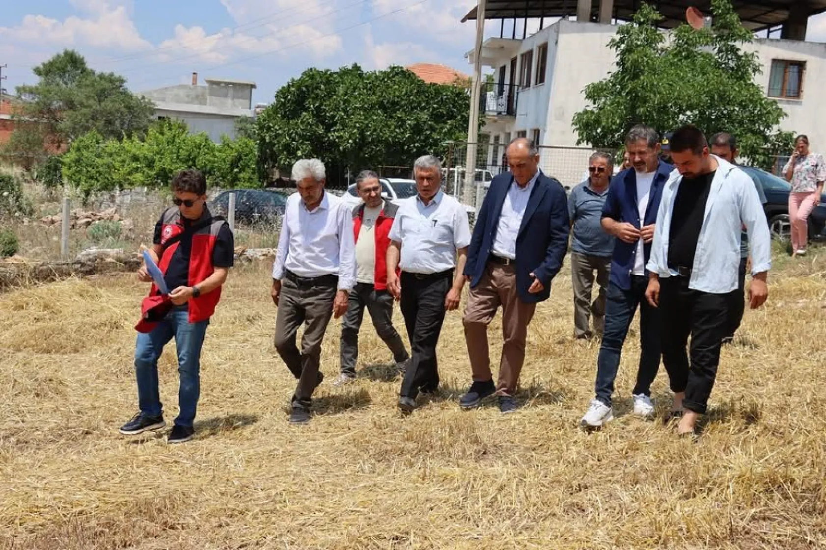 Yatağan'da hasat şenliğine yoğun katılım