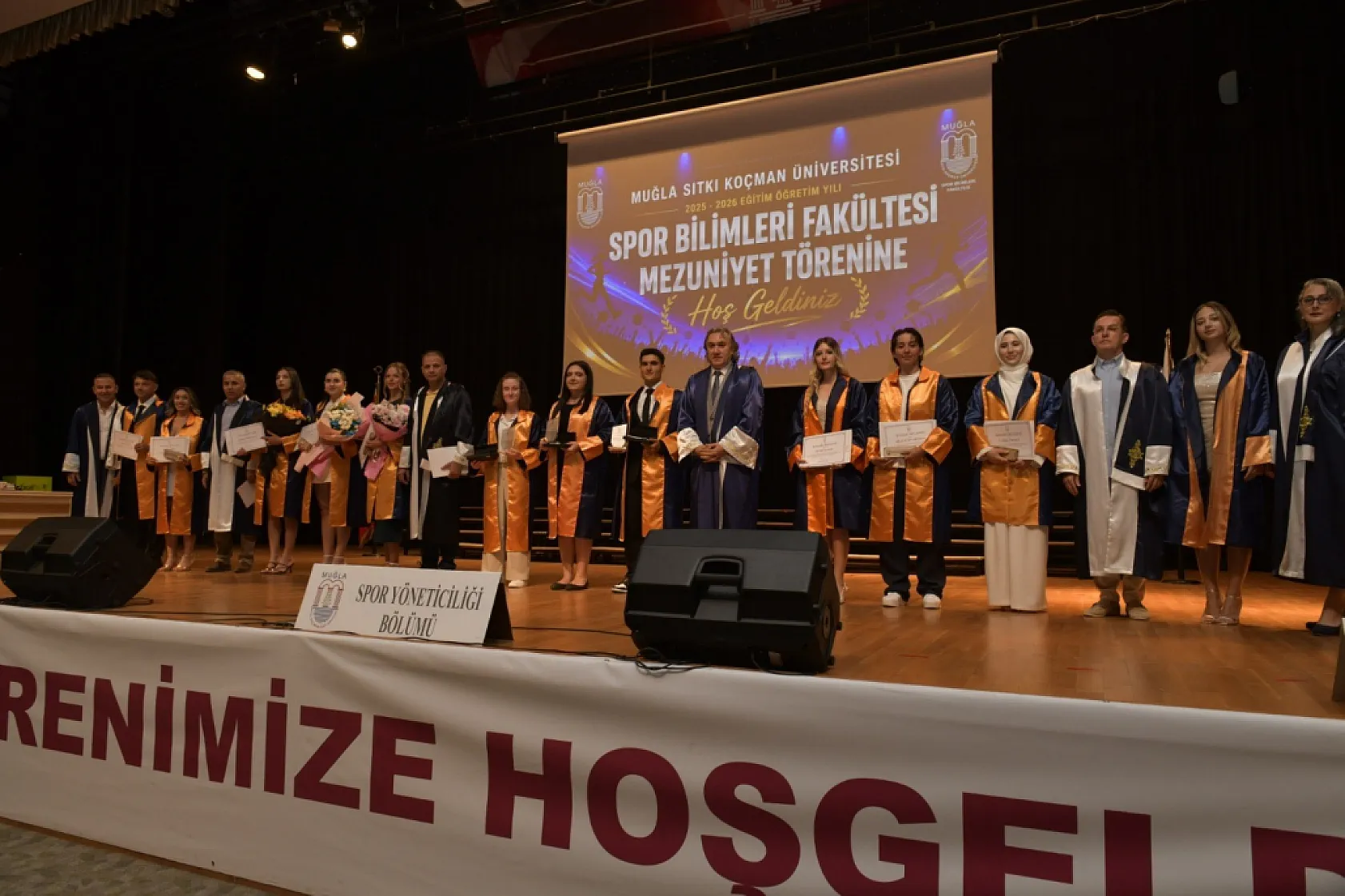 MSKÜ Spor Bilimleri Fakültesi mezunlarını uğurladı