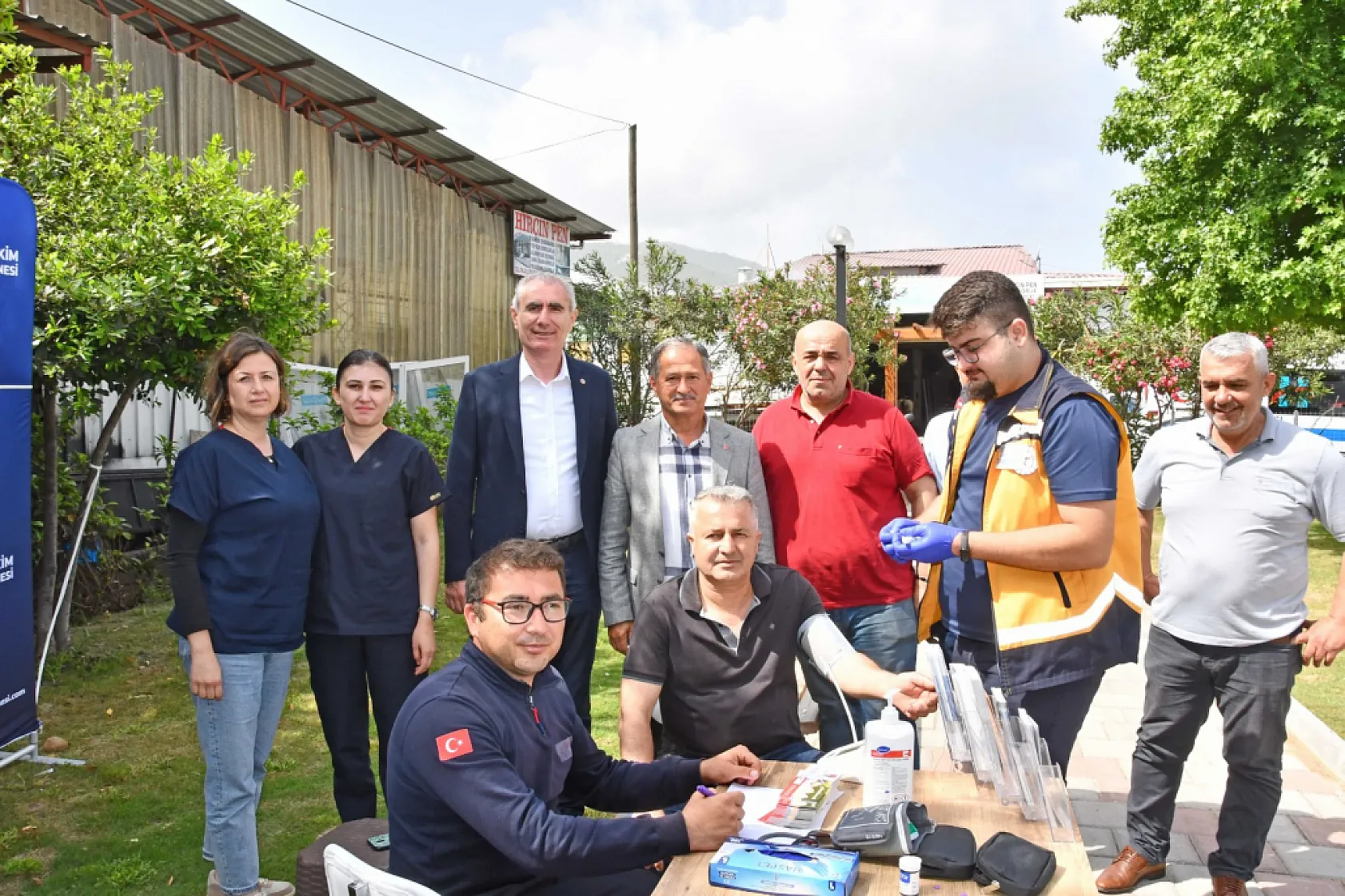 Belediye Sağlık Kabininde Sanayii Esnafına Ücretsiz Hizmet