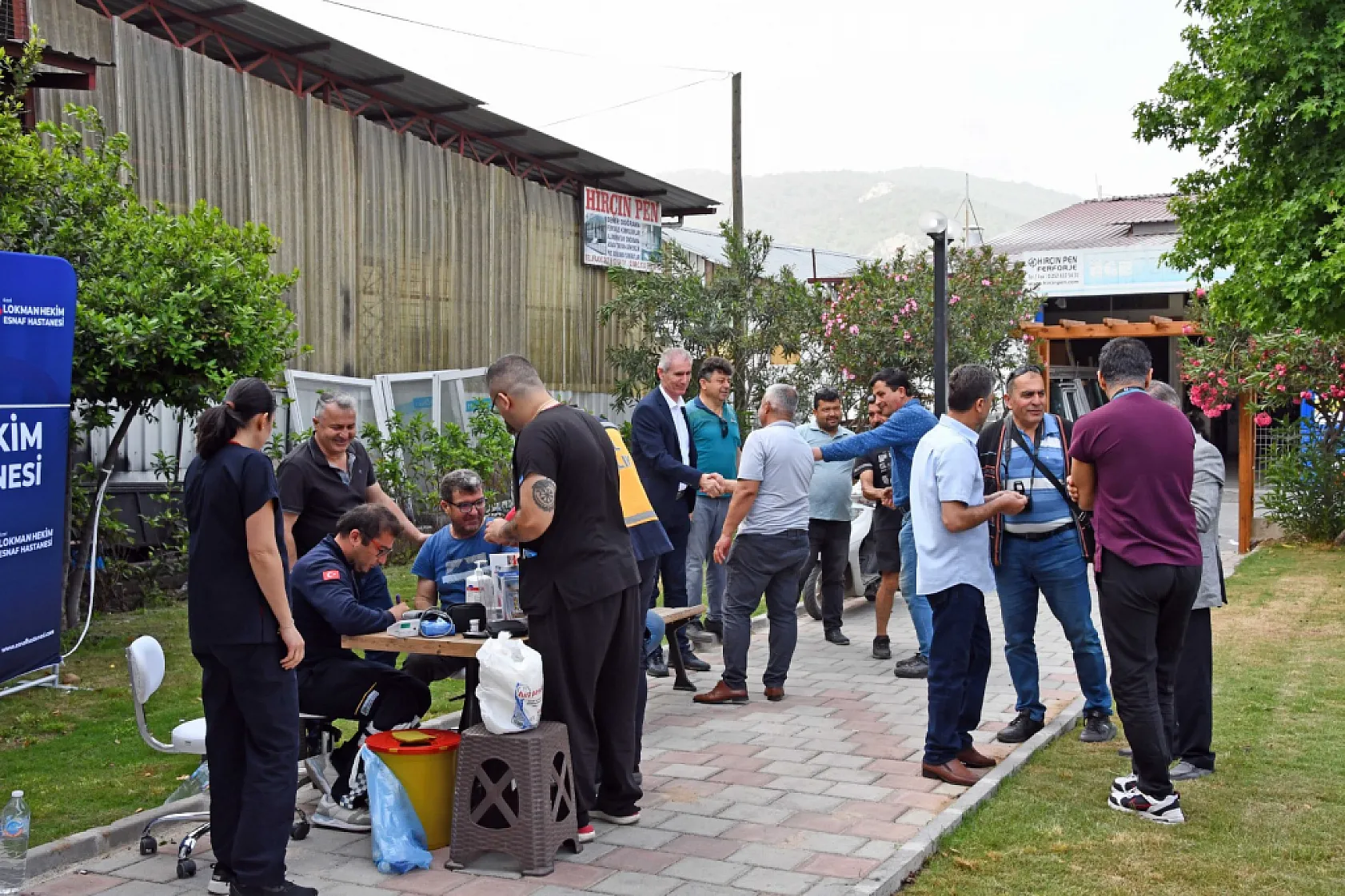 Belediye Sağlık Kabininde Sanayii Esnafına Ücretsiz Hizmet